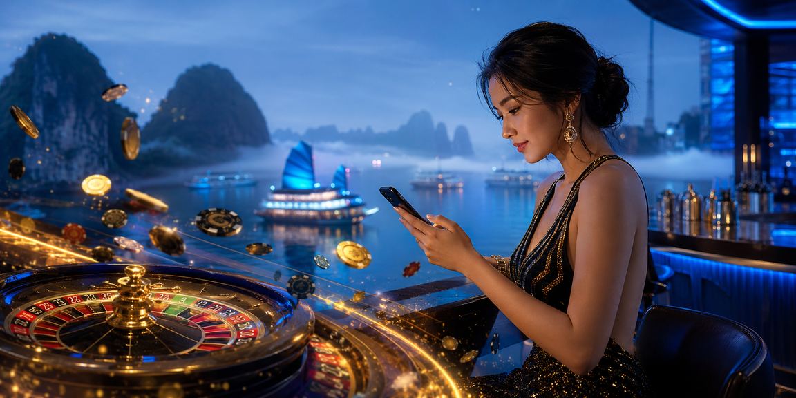 Người chơi roulette tại Hạ Long trải nghiệm casino trực tuyến